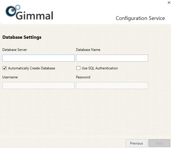 Installing the Configuration Service